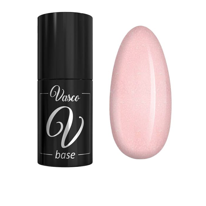 Baza hybrydowa Base Shimmer Pink Vasco 6 ml