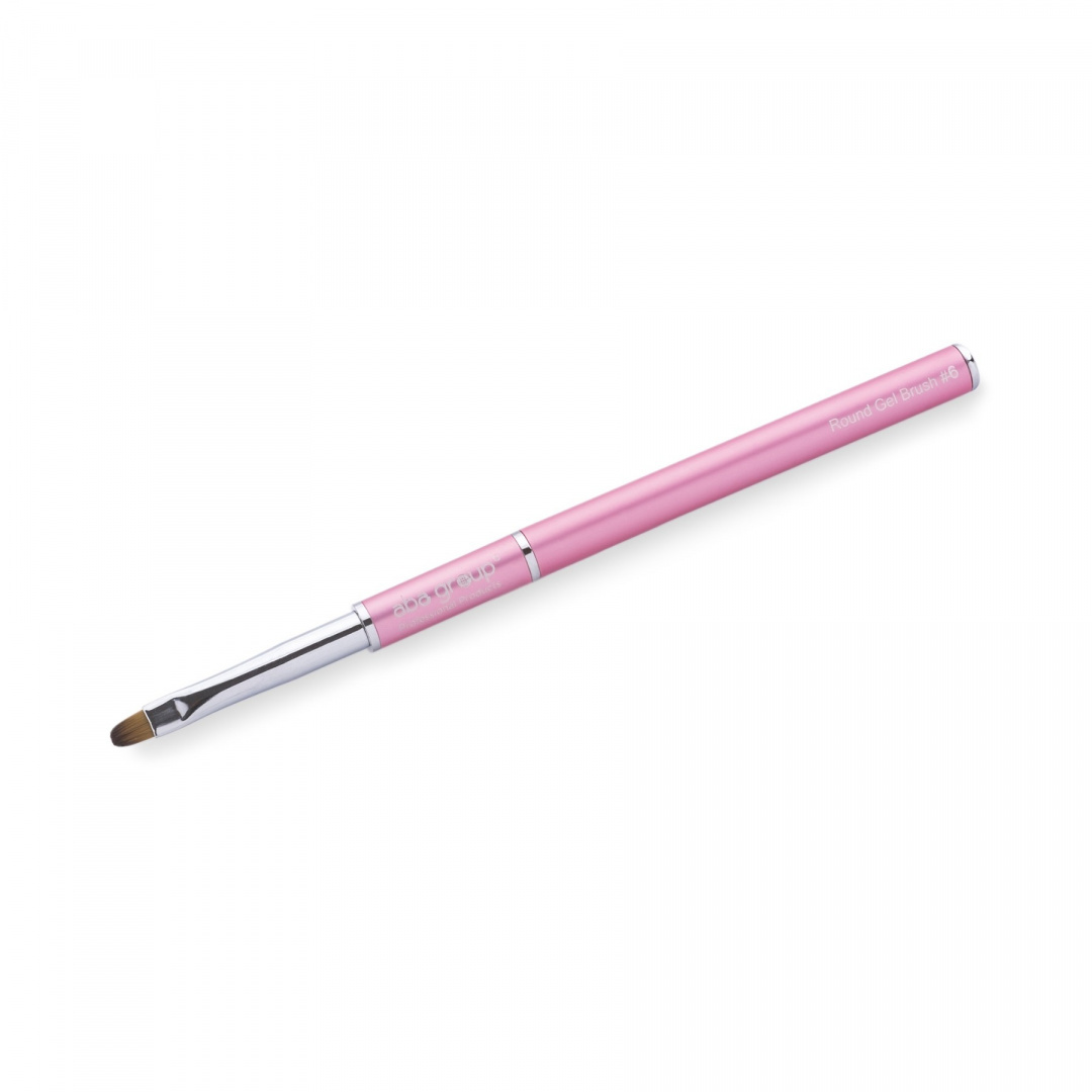 Pędzelek do żelu okrągły nr. 6 Aba Group - Round Gel Brush #6 Pędzelek do żelu okrągły nr. 6 Aba Group - Round Gel Brush #6