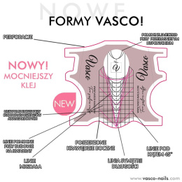 Szablony/Formy Vasco "For Salon Only" - 400 szt