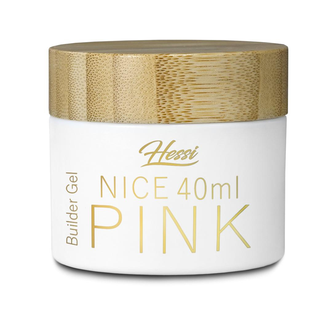 HESSI Żel budujący - NICE PINK 40ml HESSI Żel budujący - NICE PINK 40ml