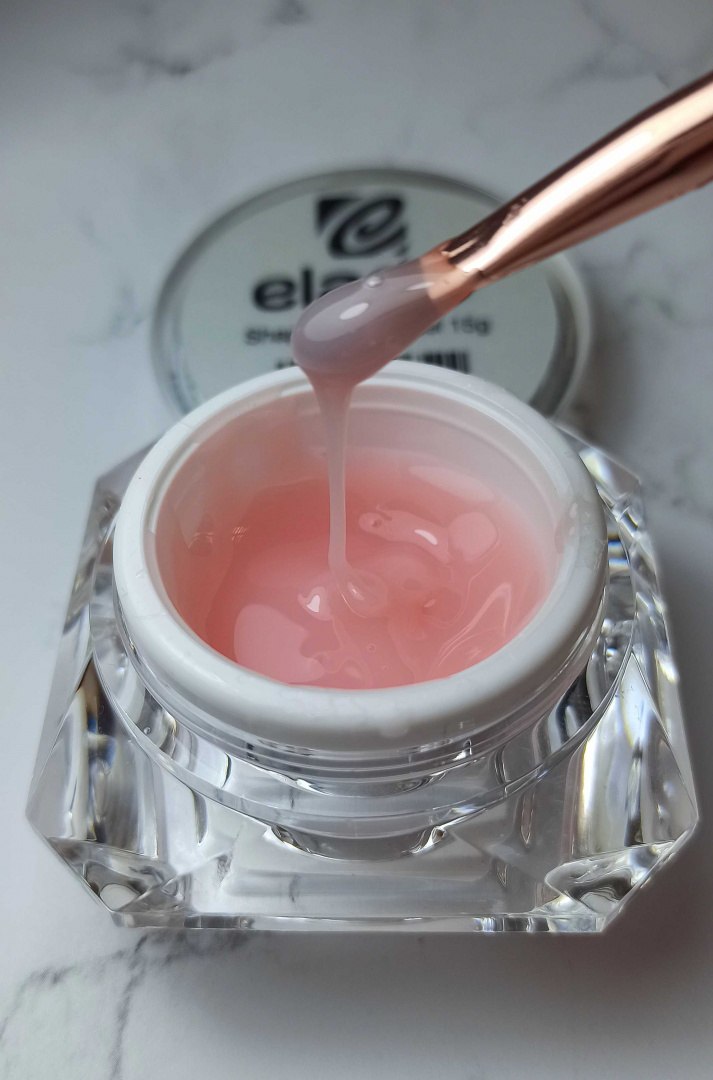 ELARTO Żel z tiksotropią różowo-brzoskwiniowy Shape Control Gel Peach 15g ELARTO Żel z tiksotropią różowo-brzoskwiniowy Shape Control Gel Peach 15g
