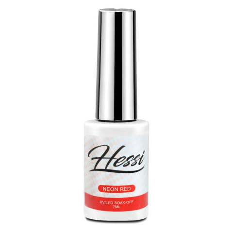 HESSI LAKIER HYBRYDOWY NEON RED 7ML