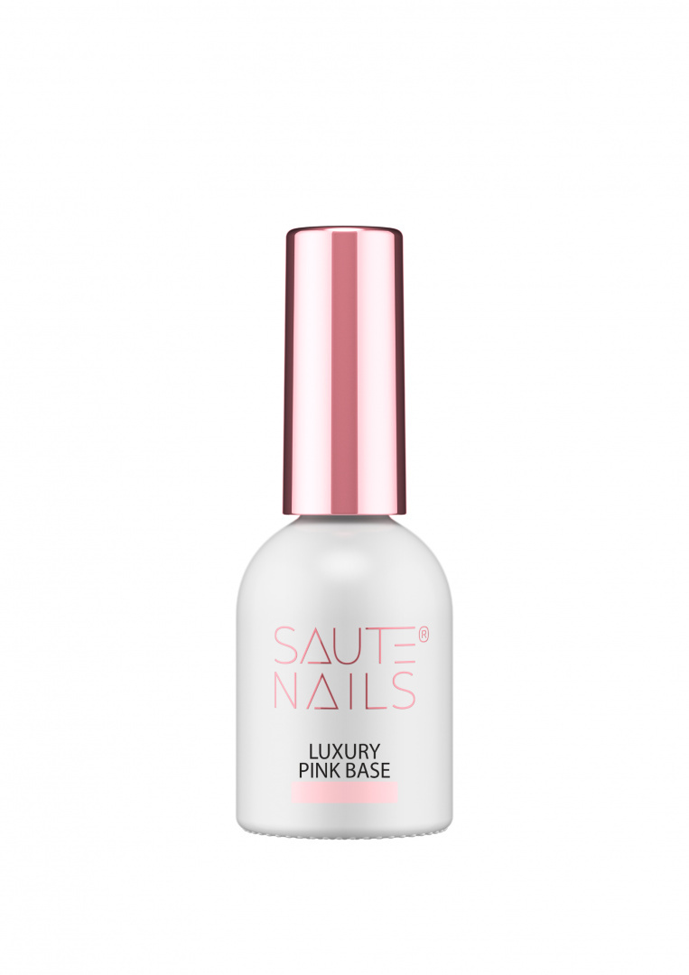 SAUTE NAILS Baza Hybrydowa LUXURY PINK BASE 8ML SAUTE NAILS Baza Hybrydowa LUXURY PINK BASE 8ML