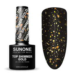TOP hybrydowy Shimmer Gold SUNONE