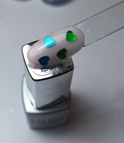 Top hybrydowy hartowany - Tempered Dry Top Coat Sparkle 6ml