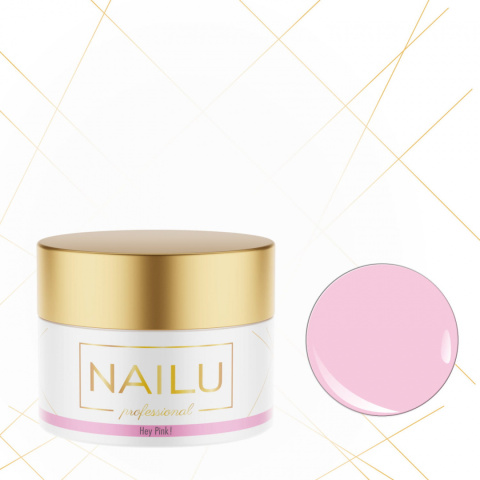 NAILU Żel budujący - CREAMY HEY PINK! #21 - 50g NAILU Żel budujący - CREAMY HEY PINK! #21 - 50g
