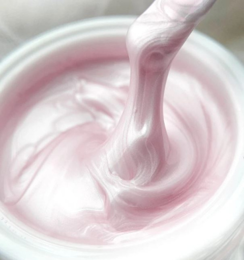 Żel budujący różowy brokatowo-perłowy kamuflaż Pink Champagne Gel Pearl 30g Żel budujący różowy brokatowo-perłowy kamuflaż Pink Champagne Gel Pearl 30g