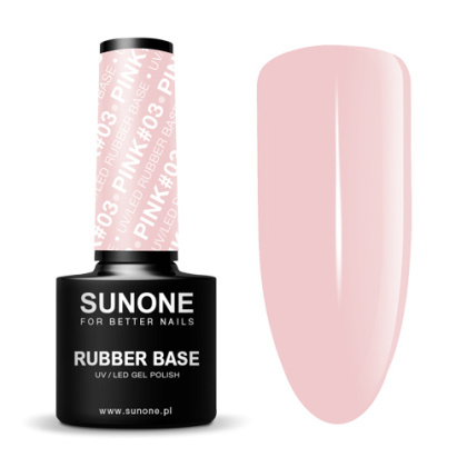 Baza kauczukowa Rubber Base Pink #03 5g SUNONE