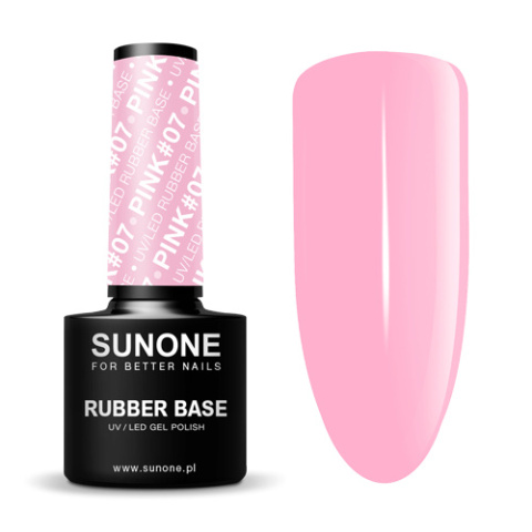 Baza kauczukowa Rubber Base Pink #07 5g SUNONE