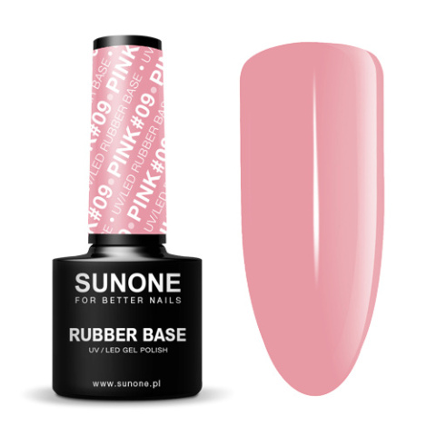 Baza kauczukowa Rubber Base Pink #09 5g SUNONE