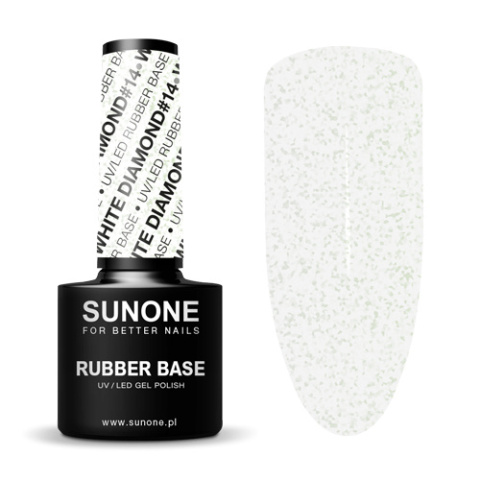 Baza kauczukowa Rubber Base White Diamond #14 5g SUNONE
