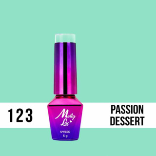 LAKIER HYBRYDOWY MOLLYLAC YOGHURT PASSION DESSERT 5ml NR 123