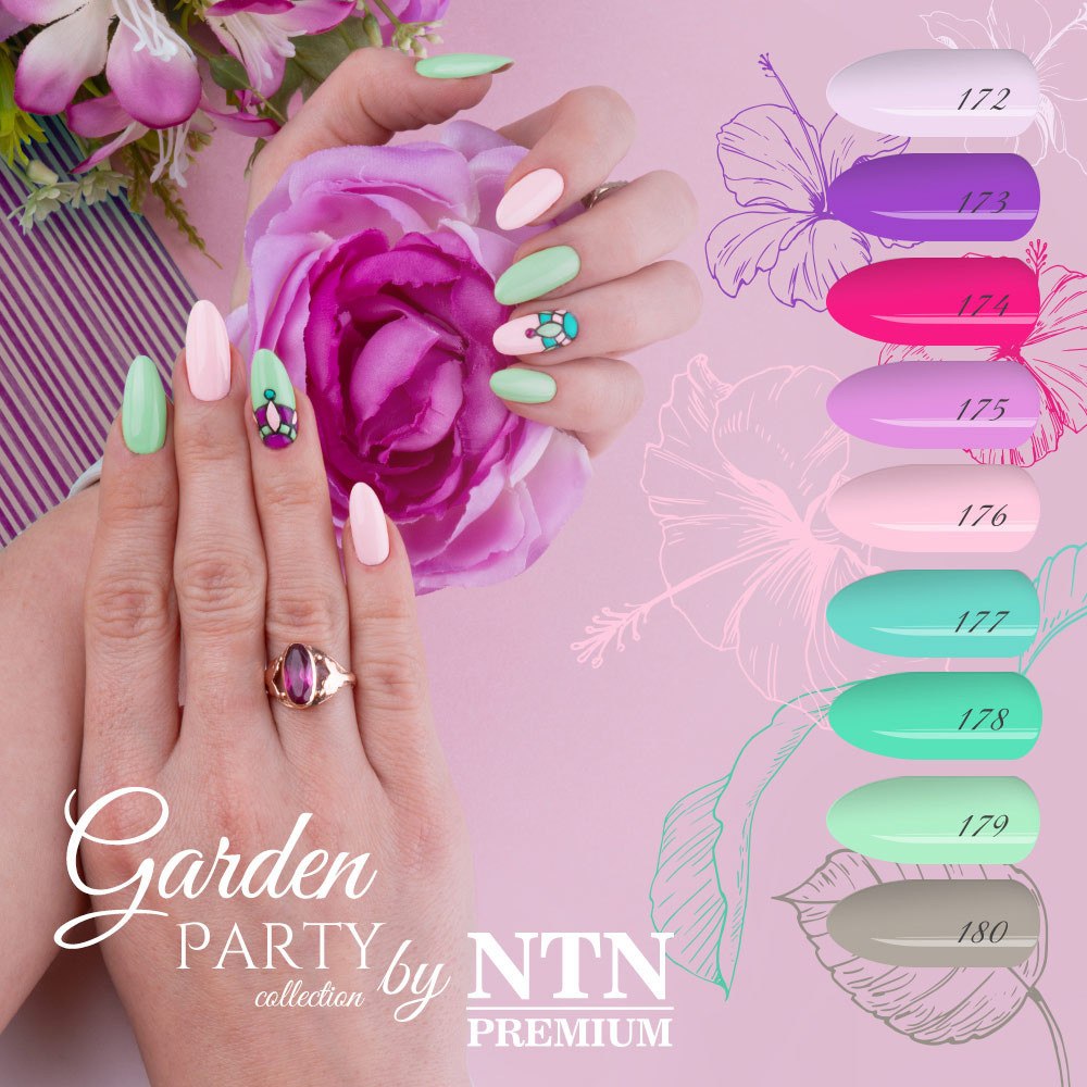 Lakier hybrydowy NTN Premium Garden Party Collection 5g Nr 175