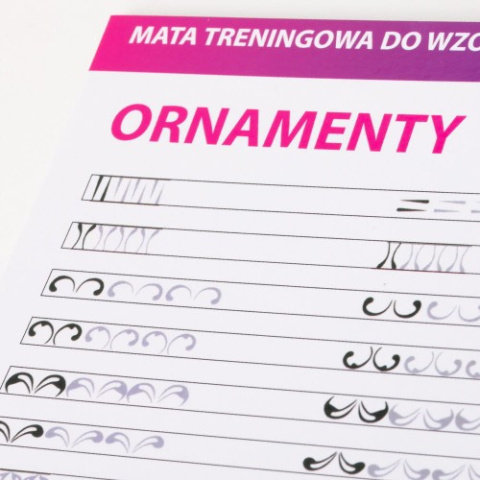 MATA TRENINGOWA DO WZORÓW I ORNAMENTÓW ZESTAW A5 12 SZT MATA TRENINGOWA DO WZORÓW I ORNAMENTÓW ZESTAW A5 12 SZT