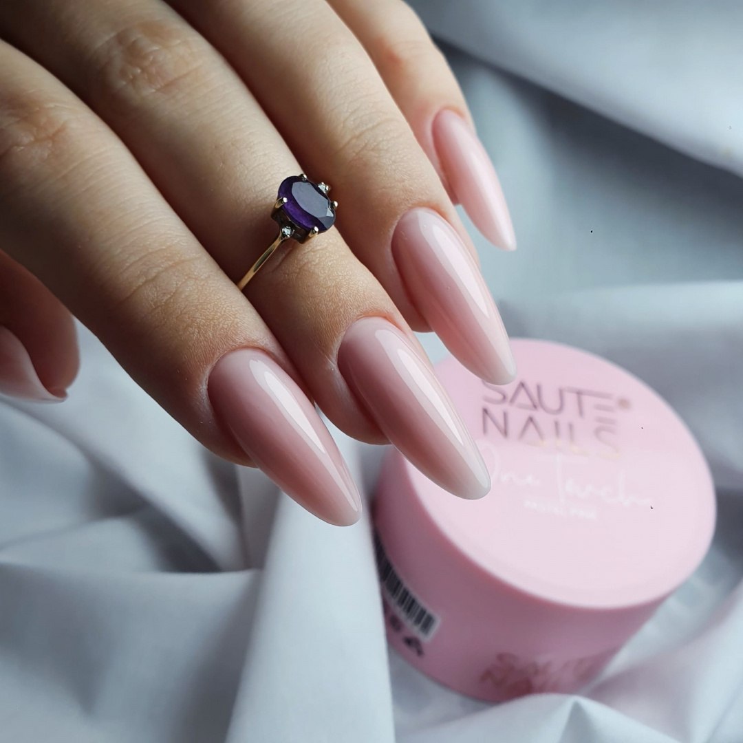 Saute Nails ONE TOUCH PASTEL PINK 50G Saute Nails ONE TOUCH PASTEL PINK 50G