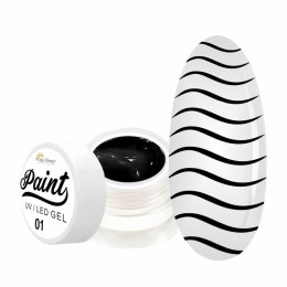 PAINT GEL KOLOR - BLACK 01- 3G