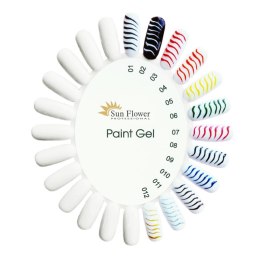 SUNFLOWER PAINT GEL KOLOR - RED 03