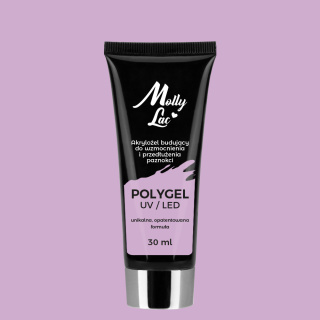 Polygel akrylożel MollyLac budujący Wild Orchid 30ml Nr 26