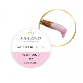 SALON BUILDER SOFT PINK 50G ŻEL UV BUDUJĄCY SALONOWY