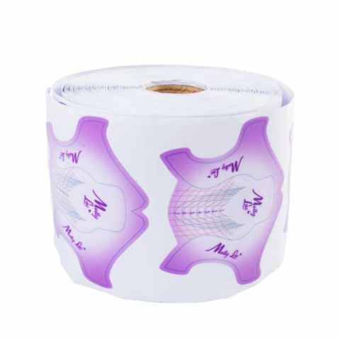 SZABLONY FORMY 500 SZT PLASTIKOWE PÓŁTRANSPARENTNE DO PAZNOKCI FLEXIBLE FIOLETOWY MOLLYLAC SZABLONY FORMY 500 SZT PLASTIKOWE PÓŁTRANSPARENTNE DO PAZNOKCI FLEXIBLE FIOLETOWY MOLLYLAC