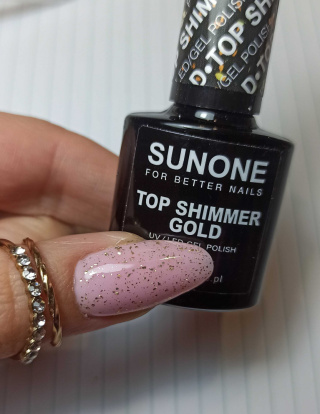 TOP hybrydowy Shimmer Gold SUNONE