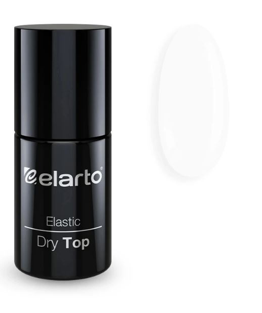 Top hybrydowy Elastic Dry Top Milky 7ml Elarto Top hybrydowy Elastic Dry Top Milky 7ml Elarto