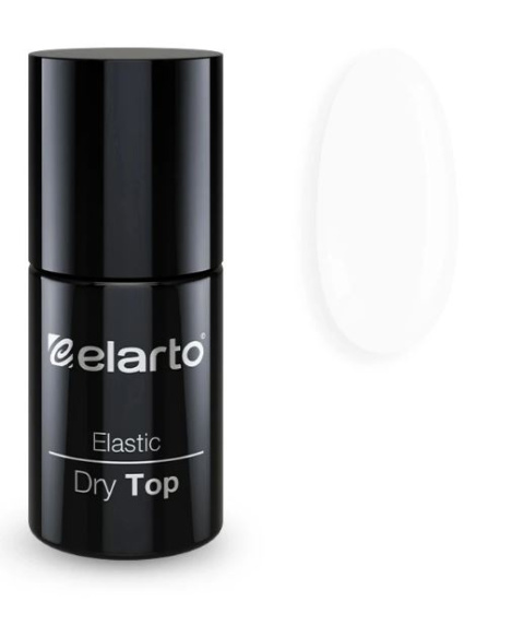 Top hybrydowy Elastic Dry Top Milky 7ml Elarto Top hybrydowy Elastic Dry Top Milky 7ml Elarto