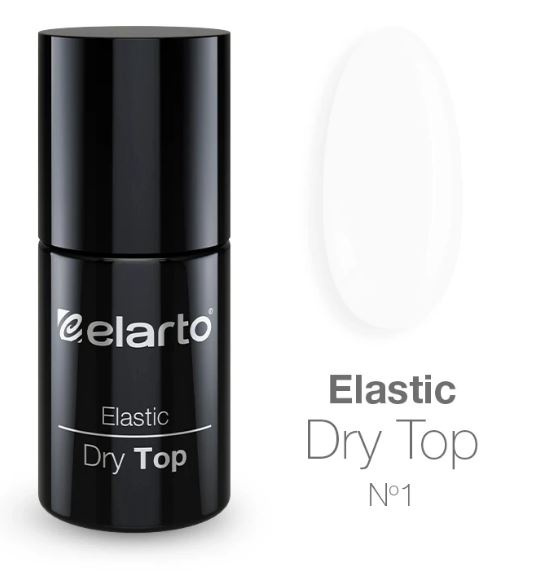Top hybrydowy hartowany Elastic Dry Top No1 15ml Elarto Top hybrydowy hartowany Elastic Dry Top No1 15ml Elarto