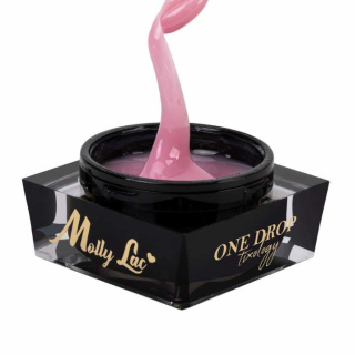 ŻEL BUDUJĄCY Z TIKSOTROPIĄ MOLLYLAC ONE DROP TIXOLOGY MILD ROSE 15g