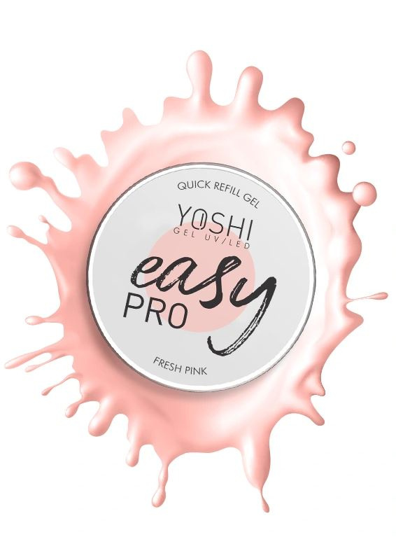 Żel Easy PRO Gel UV LED FRESH PINK 50 Ml EP002 YOSHI Żel Easy PRO Gel UV LED FRESH PINK 50 Ml EP002 YOSHI