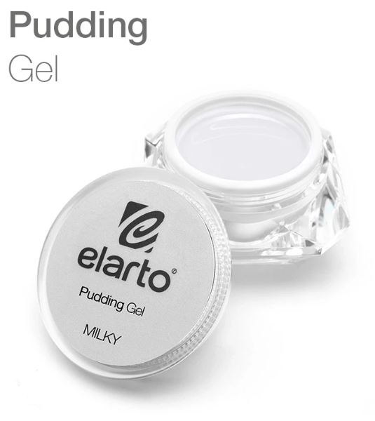 Żel budujący Pudding Gel Milky 50g Elarto Żel budujący Pudding Gel Milky 50g Elarto