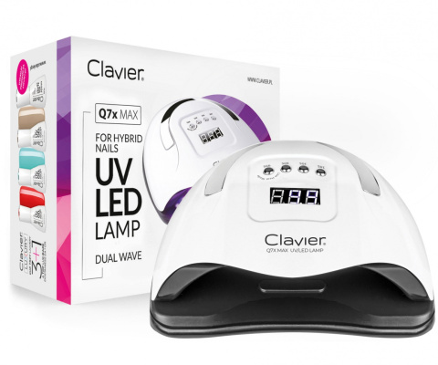 Lampa do paznokci, Hybryd UV LED 180W, Paznokci Q7X MAX Clavier