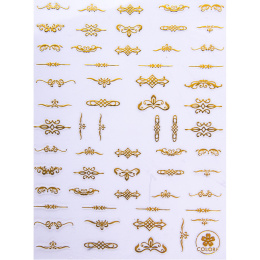 Naklejki do paznokci cienkie samoprzylepne Colorf CB Nr 175 Gold