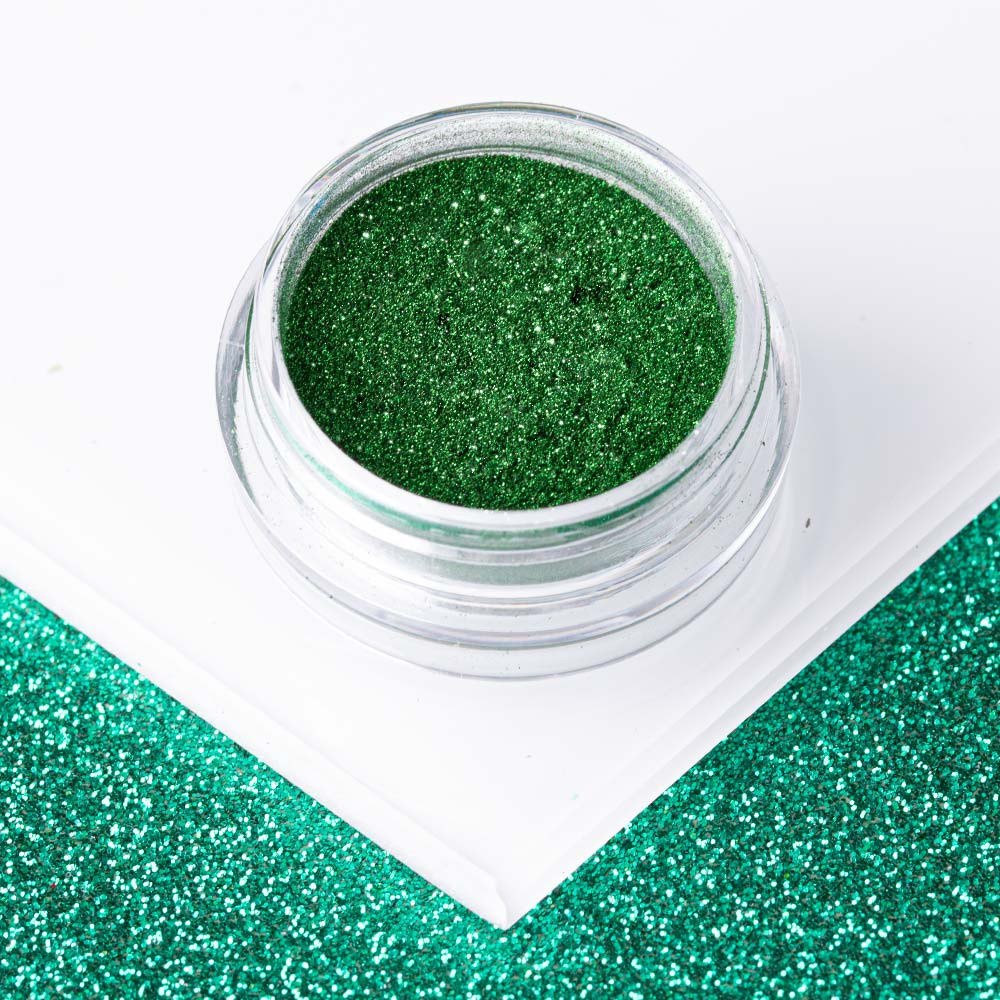 Pyłek lustrzany efekt Glass Effect Green Nr 9 Pyłek lustrzany efekt Glass Effect Green Nr 9