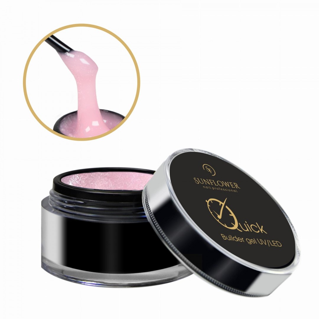 SUNFLOWER QUICK - BUDUJĄCY ŻEL UV/LED PINK SHINE 15 G SUNFLOWER QUICK - BUDUJĄCY ŻEL UV/LED PINK SHINE 15 G