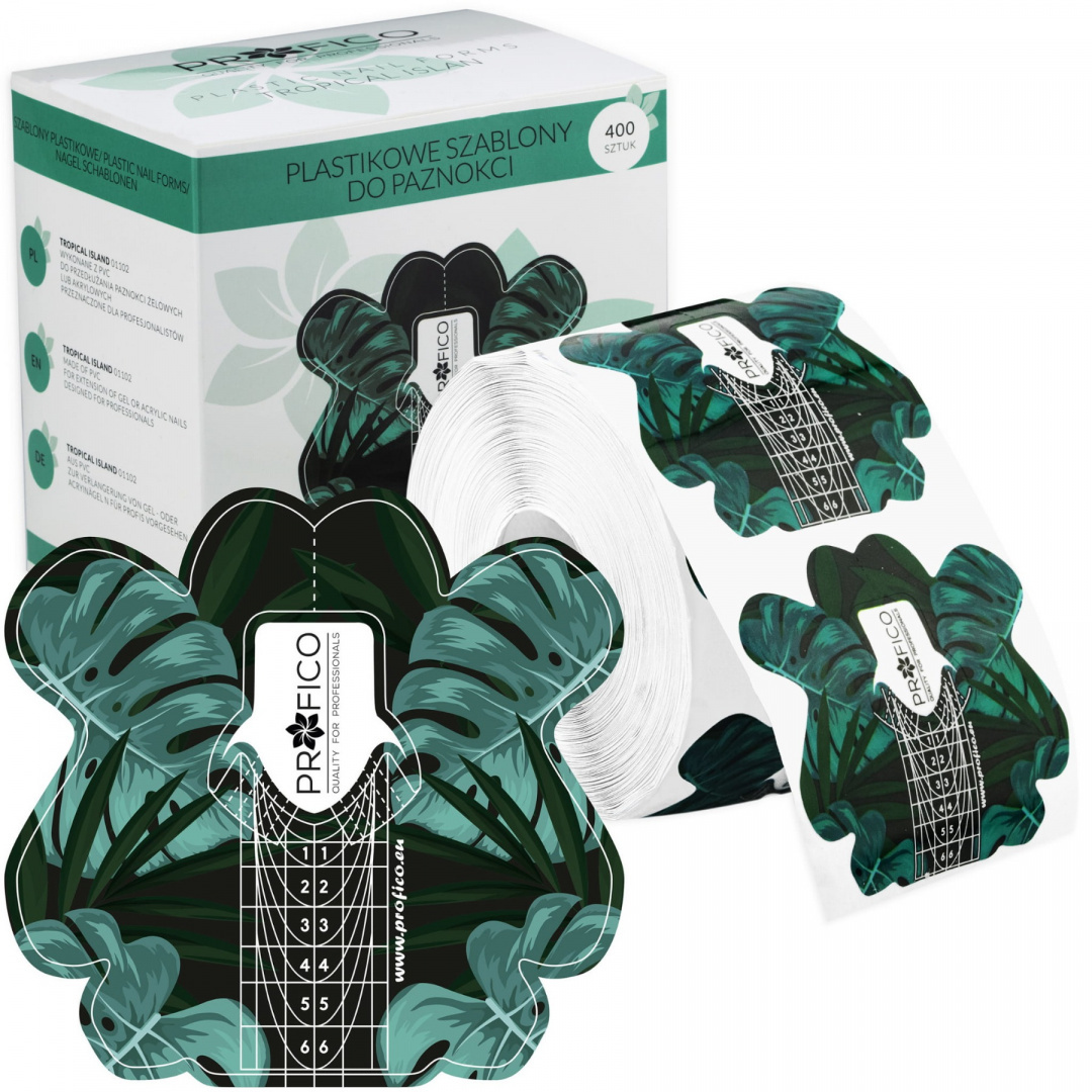 PROFICO Szablony plastikowe Tropical Island Box- 400 szt. PROFICO Szablony plastikowe Tropical Island Box- 400 szt.