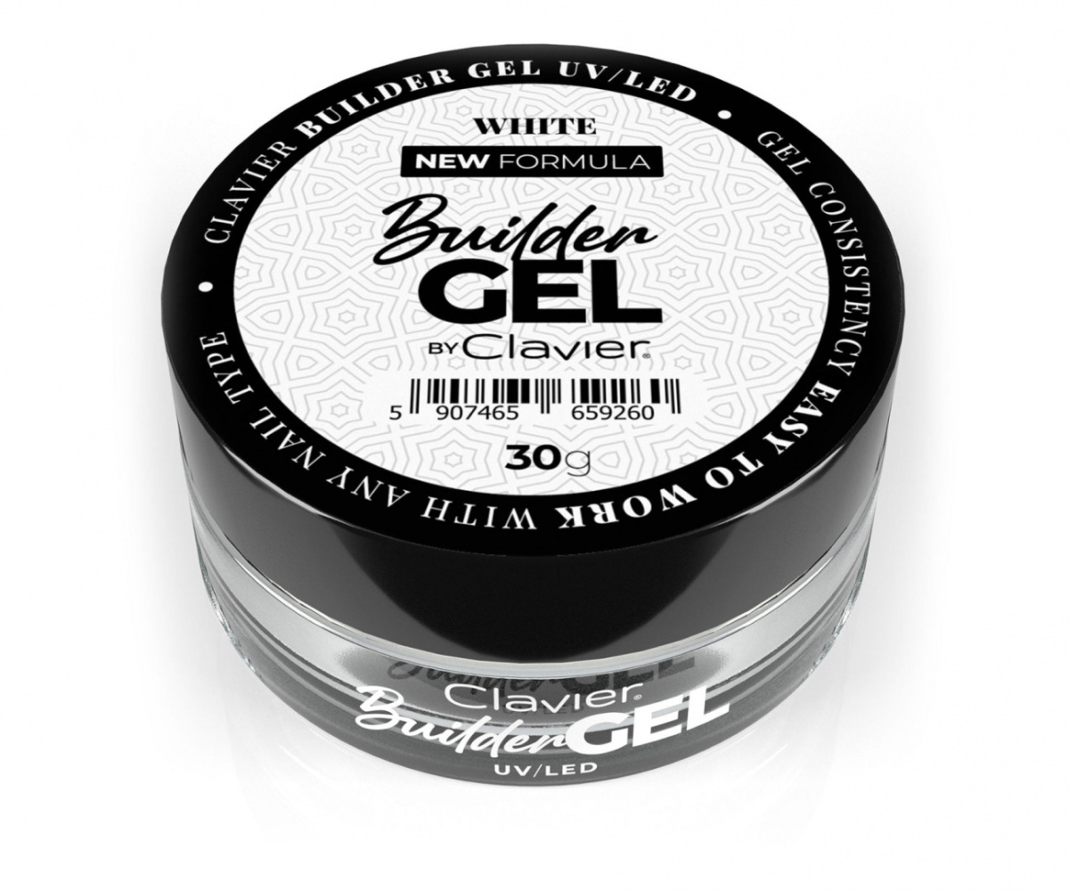 Żel Budujący UV/LED Clavier BUILDER GEL “White” Żel Budujący UV/LED Clavier BUILDER GEL “White”