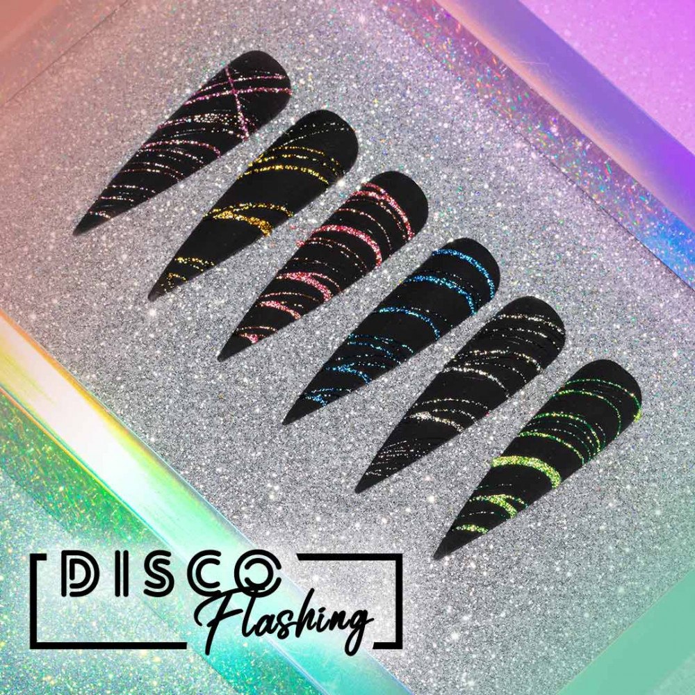 Żel do zdobień Disco Flashing Glittery Spider Gel MollyLac 3 g Żel do zdobień Disco Flashing Glittery Spider Gel MollyLac 3 g