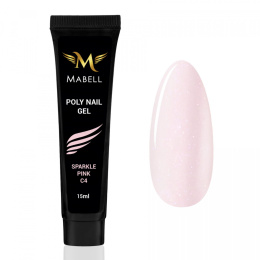 Akrylożel MABELL Poly Nail Gel Sparkle Pink 15g