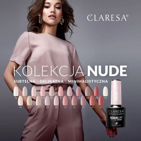 Claresa Lakier Hybrydowy Nude 102 5g