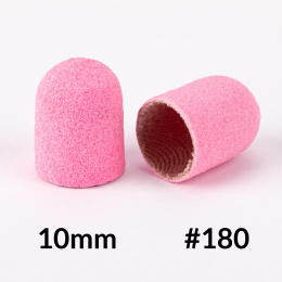 Kapturki do pedicure 10 mm gradacja 180 10 szt Fabric Podo AlleMed Różowy Pink