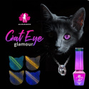 Lakier hybrydowy MollyLac Cat Eye Glamour Swing 5 ml Nr 169