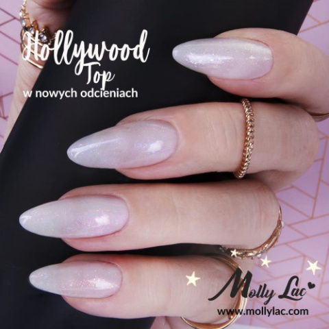 Top no wipe Hollywood z drobinkami MollyLac Re(a)dy to go! 5ml Top no wipe Hollywood z drobinkami MollyLac Re(a)dy to go! 5ml