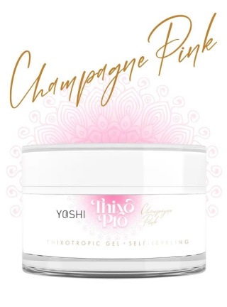 YOSHI Żel Samopoziomujący Thixo PRO Gel UV LED Champagne Pink 50 Ml TP001