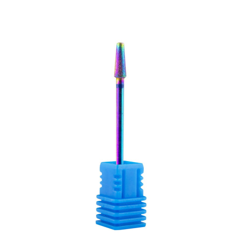Frez diamentowy Unicorn tęczowy ścięty stożek wąski Nr 2 Frez diamentowy Unicorn tęczowy ścięty stożek wąski Nr 2