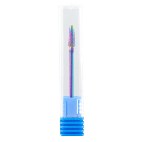 Frez diamentowy Unicorn tęczowy ścięty stożek wąski Nr 2 Frez diamentowy Unicorn tęczowy ścięty stożek wąski Nr 2