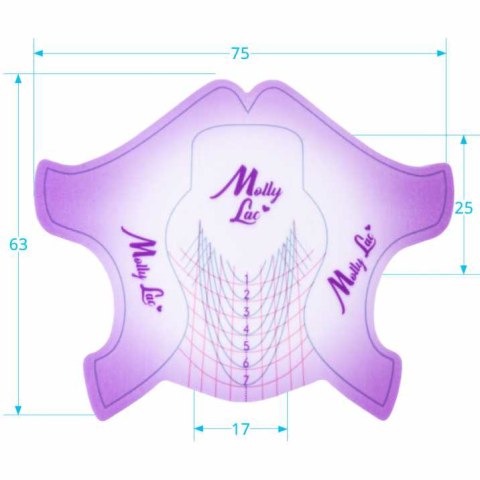SZABLONY FORMY 100 SZT PLASTIKOWE DO PAZNOKCI FLEXIBLE FIOLETOWY MOLLYLAC SZABLONY FORMY 100 SZT PLASTIKOWE DO PAZNOKCI FLEXIBLE FIOLETOWY MOLLYLAC