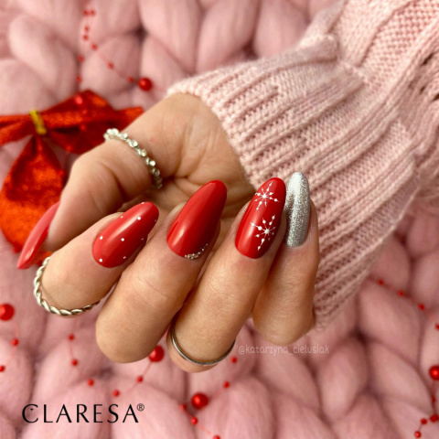 CLARESA Lakier Hybrydowy RED 412 -5g