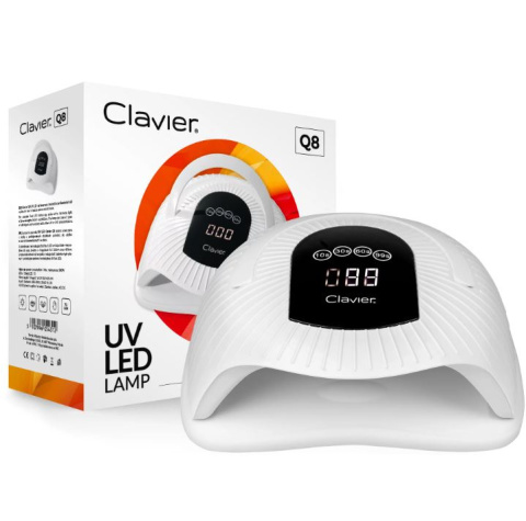 Clavier Q8 – Lampa UV LED 300W | 72 Diod LED, Profesjonalna do Paznokci