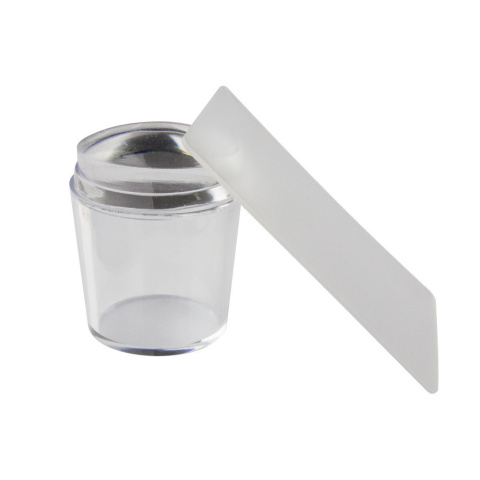 Duży stempel silikonowy ze ściągaczką i zatyczką ochronną Clear Duży stempel silikonowy ze ściągaczką i zatyczką ochronną Clear